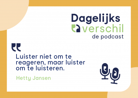 Podcast: Dagelijks verschil met Hetty Jansen